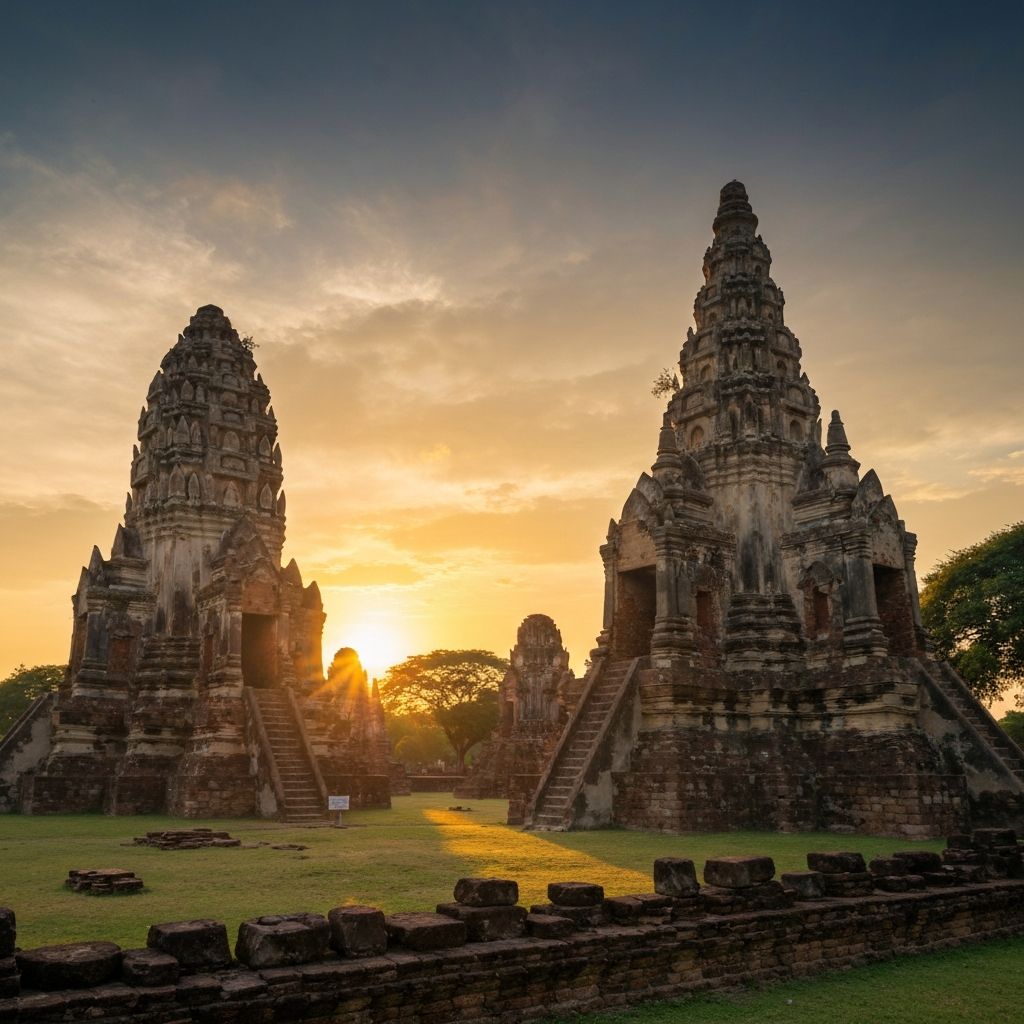 Ayutthaya Temple Ruins - romantic proposal location in Thailand